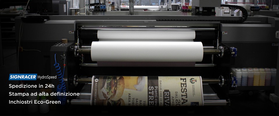 Stampa digitale: here is our printing machinery also Eco-green