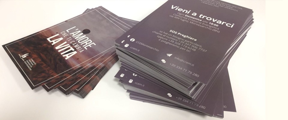 Print personalized postcards